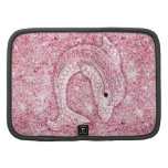 Cute dolphin, glitter pink photo print folio planners