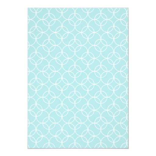 Cute Dolphin on Baby Blue Circles Custom Invitations