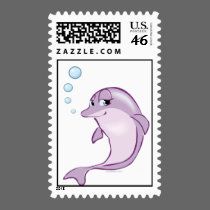 Cute Dolphin Postage