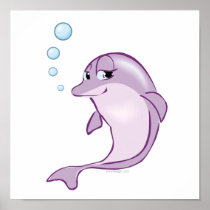 Cute Dolphin Posters