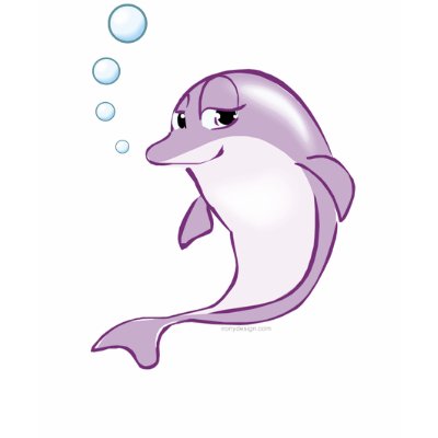 Cute Dolphin T-shirt by ironydesigns