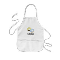 Cute Donut Bake Sale Design Aprons