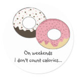 Cute Donut Design with Saying stickers