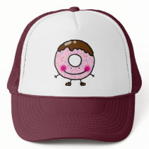 Cute donut (doughnut) trucker hats