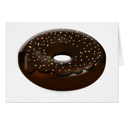 cute donuts gifts greeting cards Zazzle_card