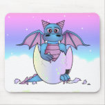 Cute Dragon Baby in Cracked Egg - Blue / Purple Usepad