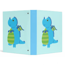 Cute Dragon Vinyl Binder