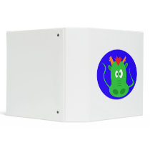 Cute Dragon Face Binder