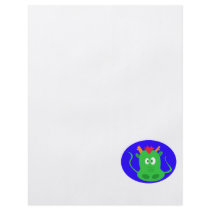 Cute Dragon Face Flyer Design