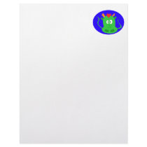 Cute Dragon Face Personalized Letterhead