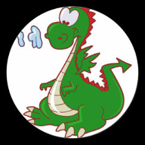 Cute Dragon Stickers by mrssocolov Cute Dragon Stickers