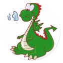 Cute Dragon Stickers by mrssocolov Cute Dragon Stickers