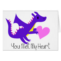 Cute Dragon Valentines Day Card Dragon Valentines