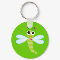 Cute Dragonfly Keychain