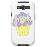 Cute Easter Bunnies Cupcake Samsung Galaxy SIII Covers