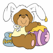 Cute Easter Bunny Bear photo sculptures by doonidesigns Cute Easter Bunny Bear photo sculptures
