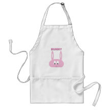 Cute Easter Bunny Character Apron