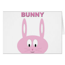 Cute Easter Bunny Character Cards