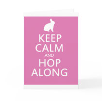 Cute Easter Bunny Hop Along Greeting Cards