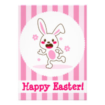 Cute Easter Bunny invitations
