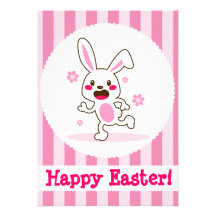 Cute Easter Bunny Invitations