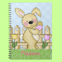 Cute Easter Bunny notebooks