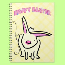 Cute Easter Bunny notebooks