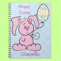 Cute Easter Bunny notebooks