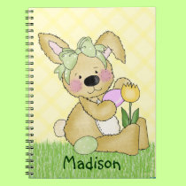 Cute Easter Bunny notebooks