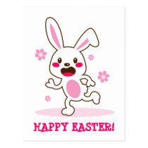 Cute Easter Bunny postcards
