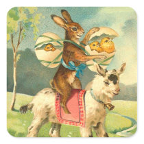 Cute Easter Bunny Stickers
