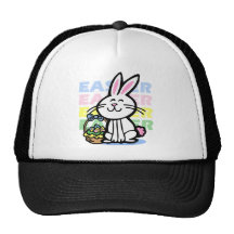 Cute Easter Bunny Trucker Hat