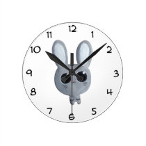 Cute Easter Bunny wall clocks