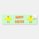 Cute Easter Chick Custom Bumper Sticker