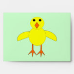 Cute Easter Chick Custom Envelopes