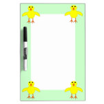Cute Easter Chick Memo Board Dry Erase Board