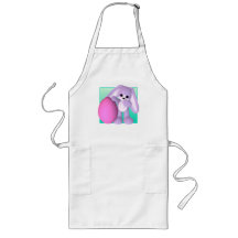 Cute Easter Egg Bunny Apron
