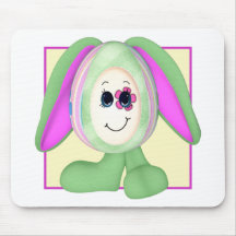 Cute Easter Egg Bunny Mouse Pads