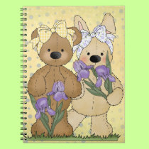 Cute Easter Friends notebooks