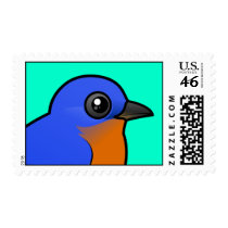 Cute Eastern Bluebird Postage Stamp