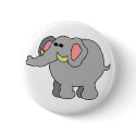 Cute Elephant Button