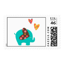 cute elephant stamp