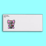 Cute Elephant with Ear  envelopes
