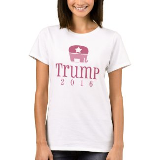 Cute Elephant Women for Donald Trump for President