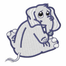 Cute Embroidered Baby Elephant embroidered shirts