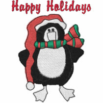 Cute Embroidered Holiday Penguin Sweatshirts, Tees embroidered shirts by naturetees Cute Embroidered Holiday Penguin Sweatshirts, Tees embroidered shirts