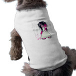 cute emo girl holding heart vector art dog t shirt