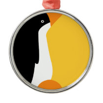 Cute Emperor Penguin Cartoon Ornament Birthday