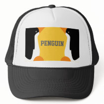 Cute Emperor Penguins On A Team or Group Hat