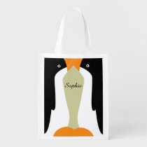 Cute Emperor Penguins Personalized Reusable Grocery Bag at  Zazzle